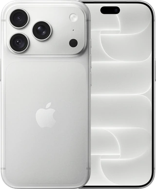 iPhone 18 Pro in Silver, front and back